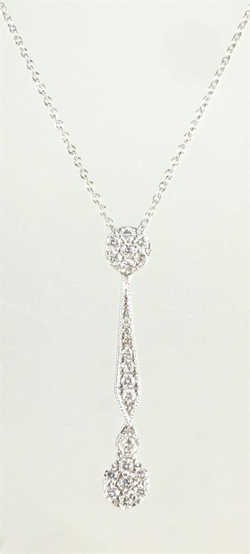 Zlatý náhrdelník s diamanty