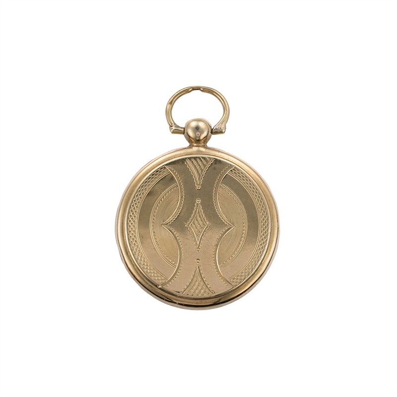 Starožitný otevírací zlatý medailon