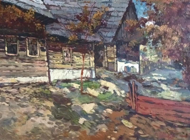 V. Stein: Jarní chalupy.