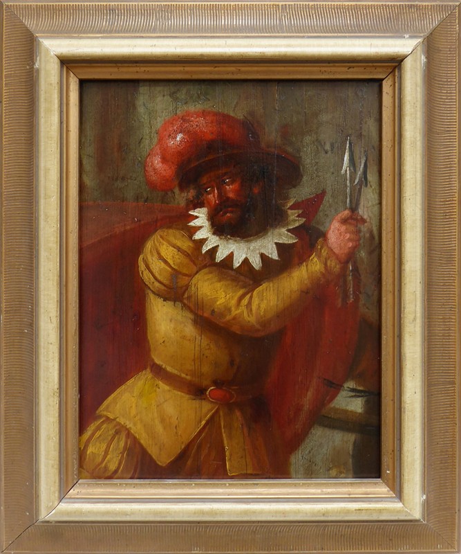 Barokní voják se šípy