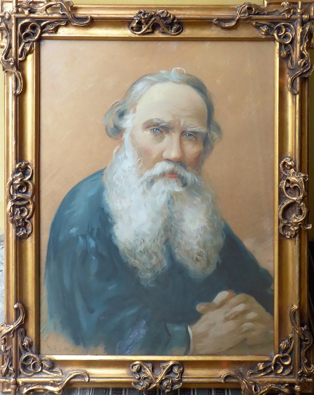 Portrét spisovatele - Lev Nikolajevič Tolstoj