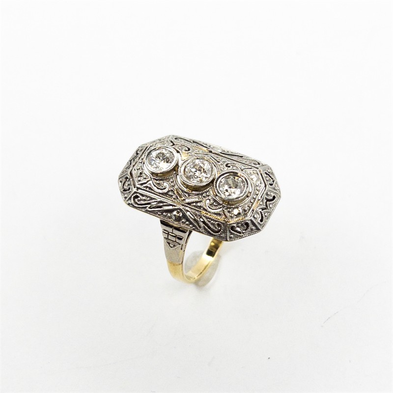 Briliantový prsten, Art Deco