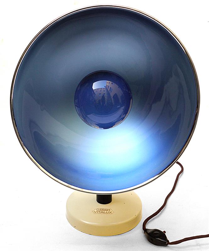 Německá stolní nebo nástěnná lampa od Osrama Vitalux, 1940s