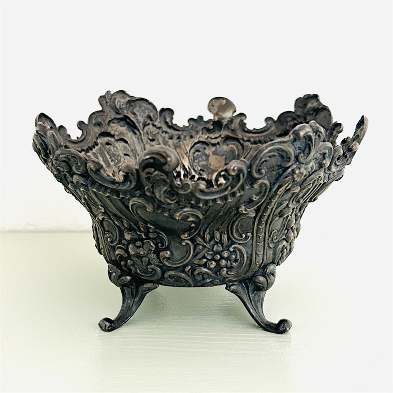 Stříbrný novorokokový nástolec/miska - Storck & Sinsheimer