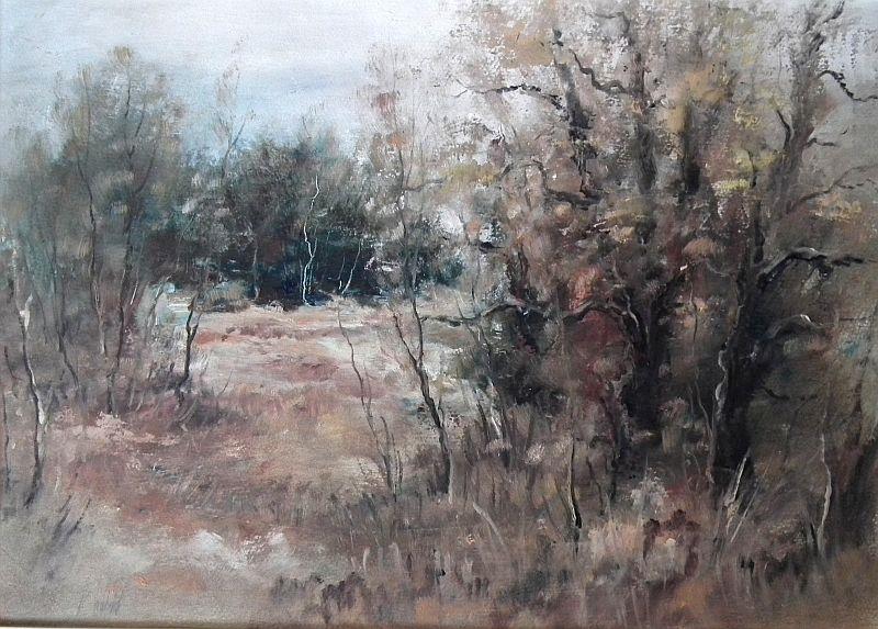 Karel Vondáček: Podzim u lesa.