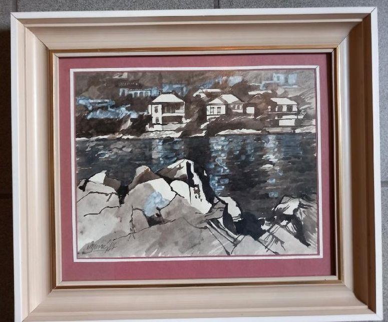 Pobřeží Jadranu, malíř Vlastimil Syrový, * 1952