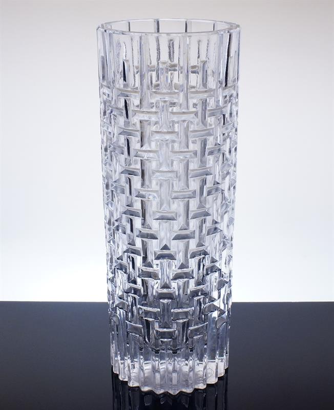 Váza s geometrickým dekorem - Jiří ŘEPÁSEK, sklárny Bohemia
