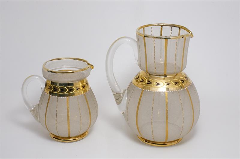 Pár džbánků styl ART - DECO J. & L. Lobmeyr Kamenický Šenov