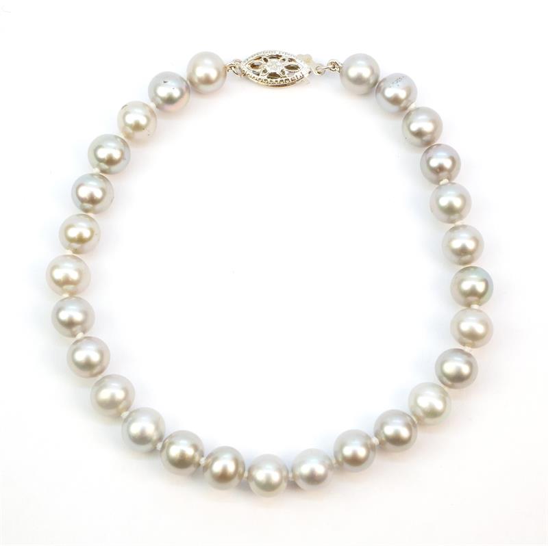 Zlatý perlový náramek