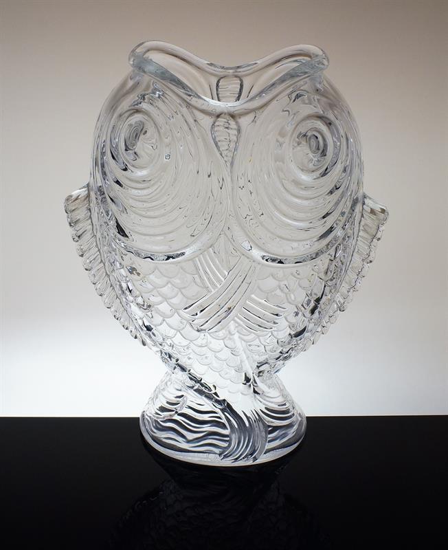 Ikonická váza "Poissons Siamois" sklárna Baccarat pro GALLÉ