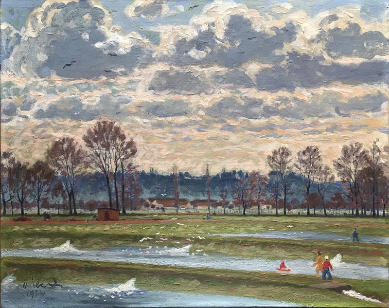 Jindra Vlček: Krajina s rybníky