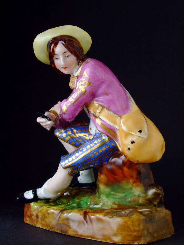 Biedermeier galán s perem, patrně Čechy kolem r. 1850