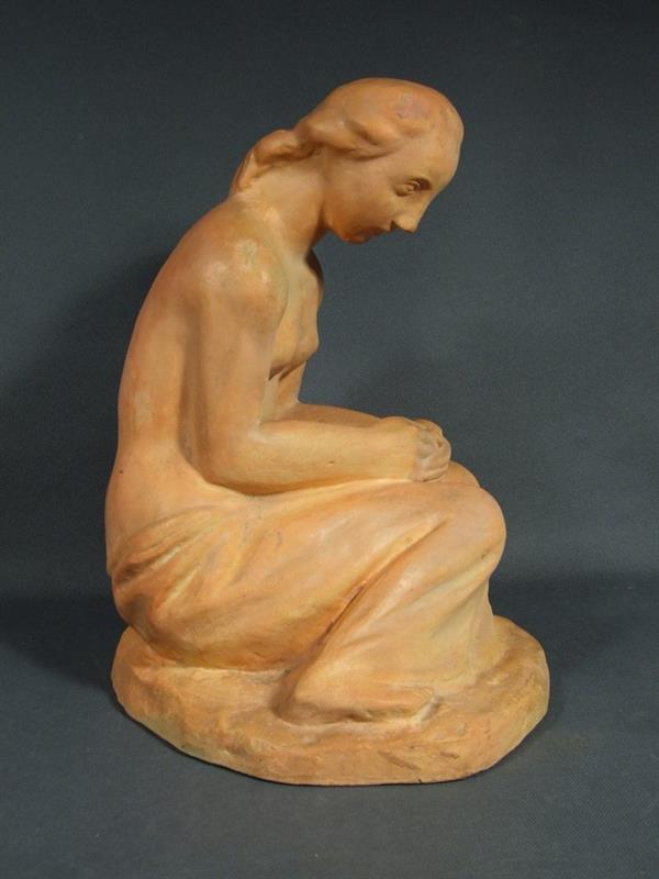 Sedící akt Ženy sig.Schwarz v30,5cm