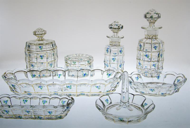 Toaletní souprava kolekce LORD - R. SCHRÖTER sklárna INWALD