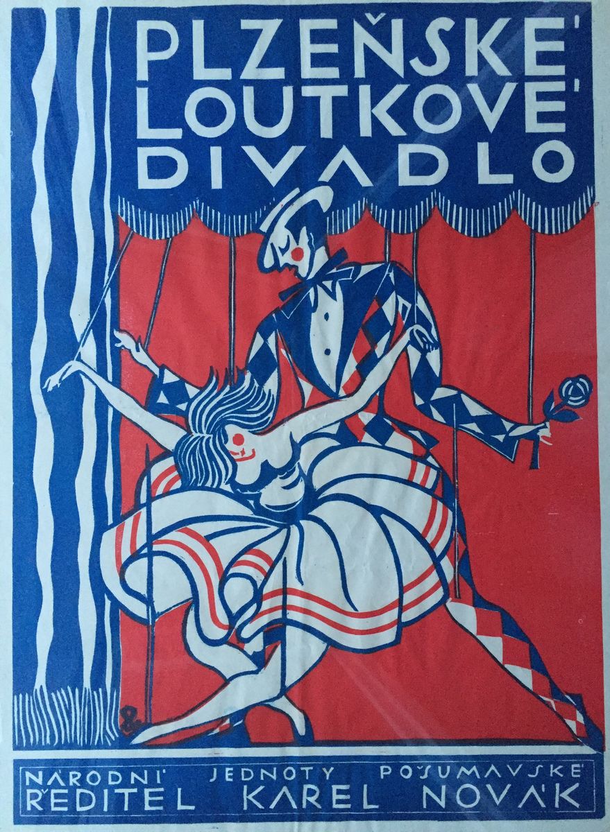 Plakát - Plzeňské loutkové divadlo (Skupa/Spejbl a Hurvínek)