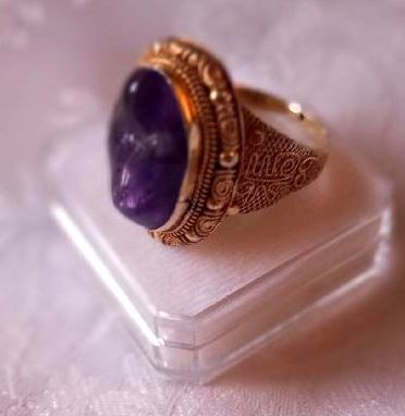 Prsten s ametystem