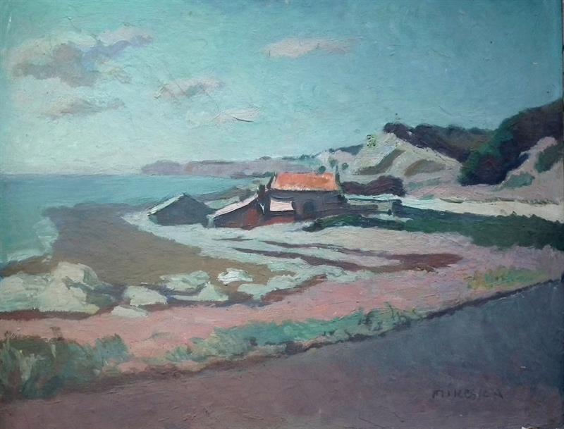 Riko (Emerich) Mikeska: Domy na pobřeží.