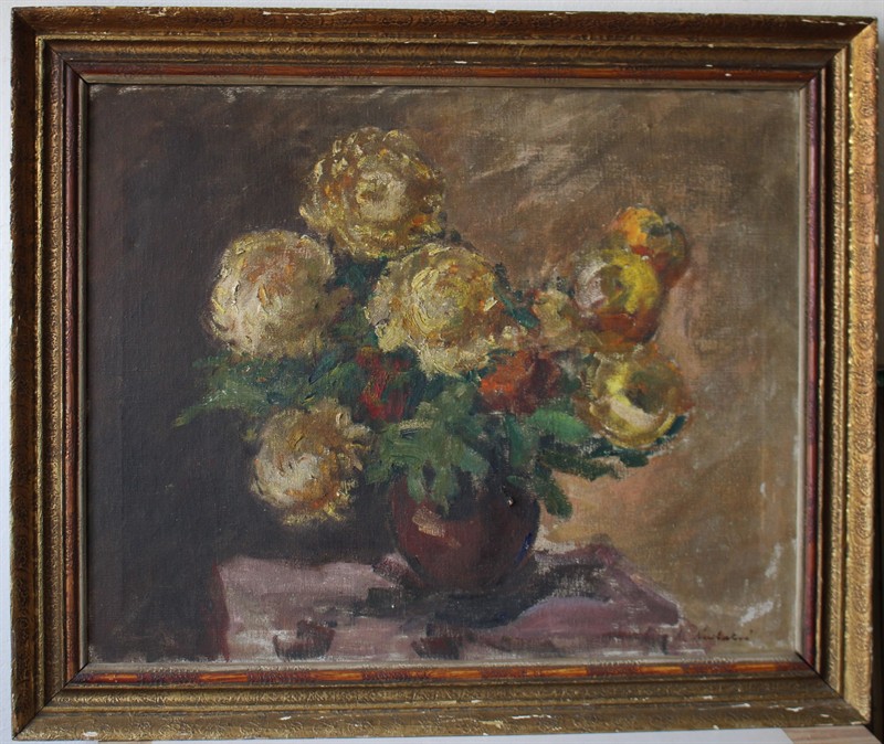 Marie Neubertová - Květinové zátiší - Olej