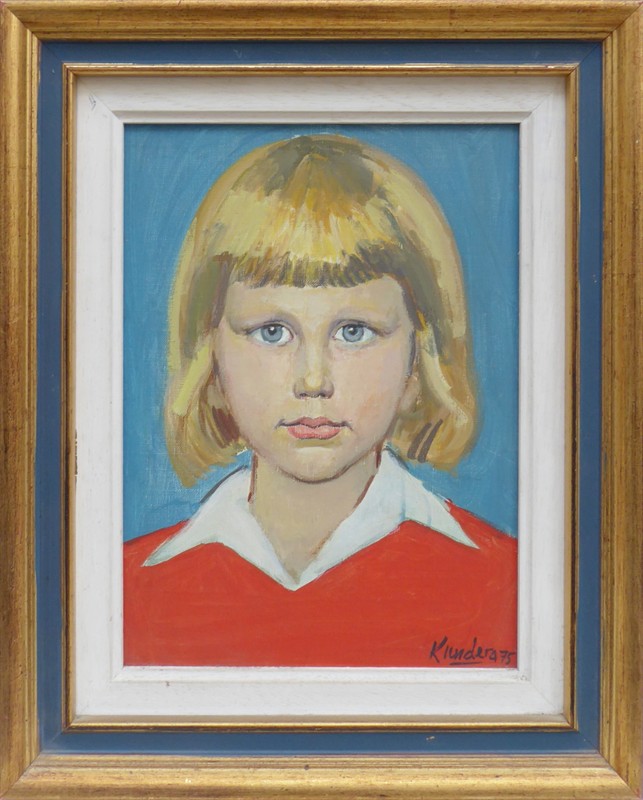 Rudolf Kundera - Portrét dívenky
