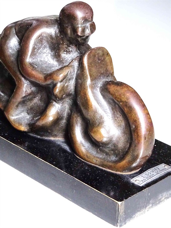 plastika motorkář, 20. - 40. léta