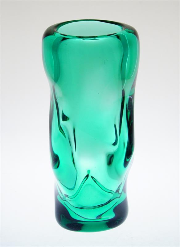 Krásně barevná váza odstín Oceanit - Miloslav KLINGER ŽBS